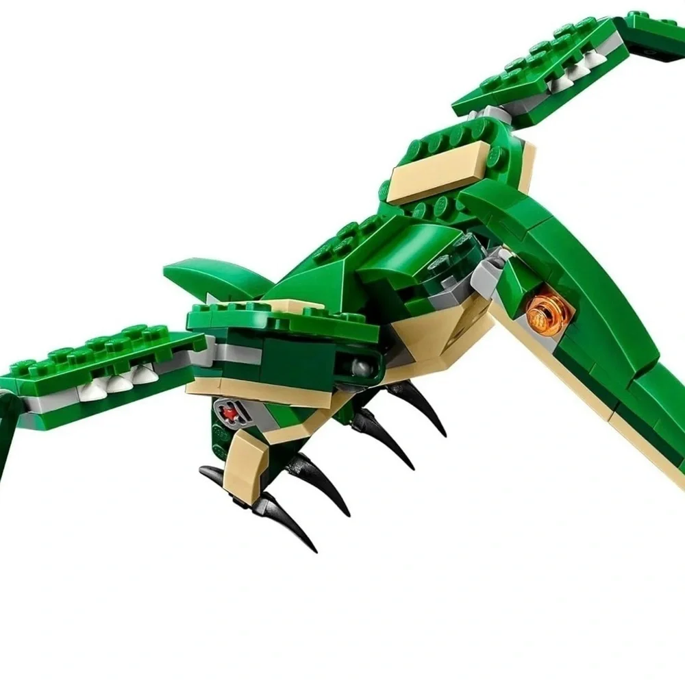 3 in 1 Mighty Dinosaur Toy, Transforms from T. rex to Triceratops to Pterodactyl